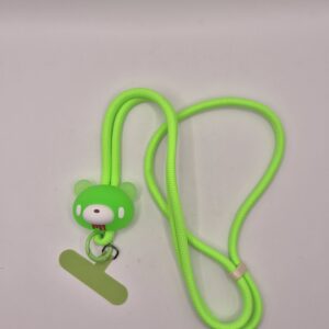 Cordón celular oso zombie verde